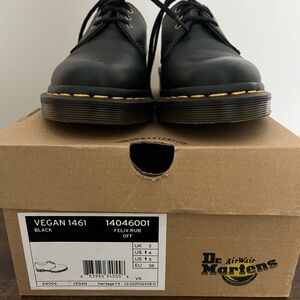 Dr. Martens Black Oxfords with Air-Cushioned Sole